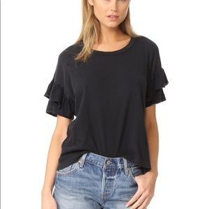 Current Elliot Ruffle Roadie t shirt